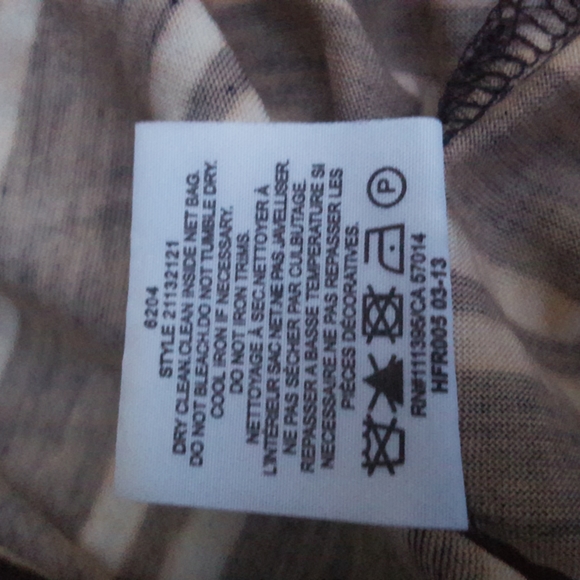 Tory Burch Navy Silk Striped Rhinestone Embellished Shirt Blouse - Picture 7 of 7